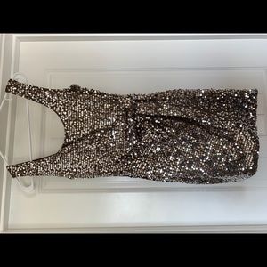 Women’s brown sequin dress